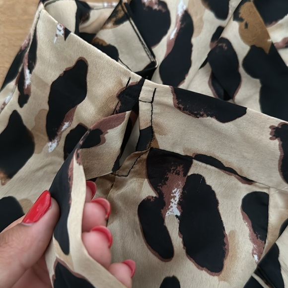 Leopard Print Wrap Around Midi Skirt - Picture 6 of 8